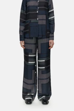 Closed Wide Pants - Style Name Winona Smokey blue Clearance