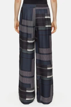 Closed Wide Pants - Style Name Winona Smokey blue Clearance