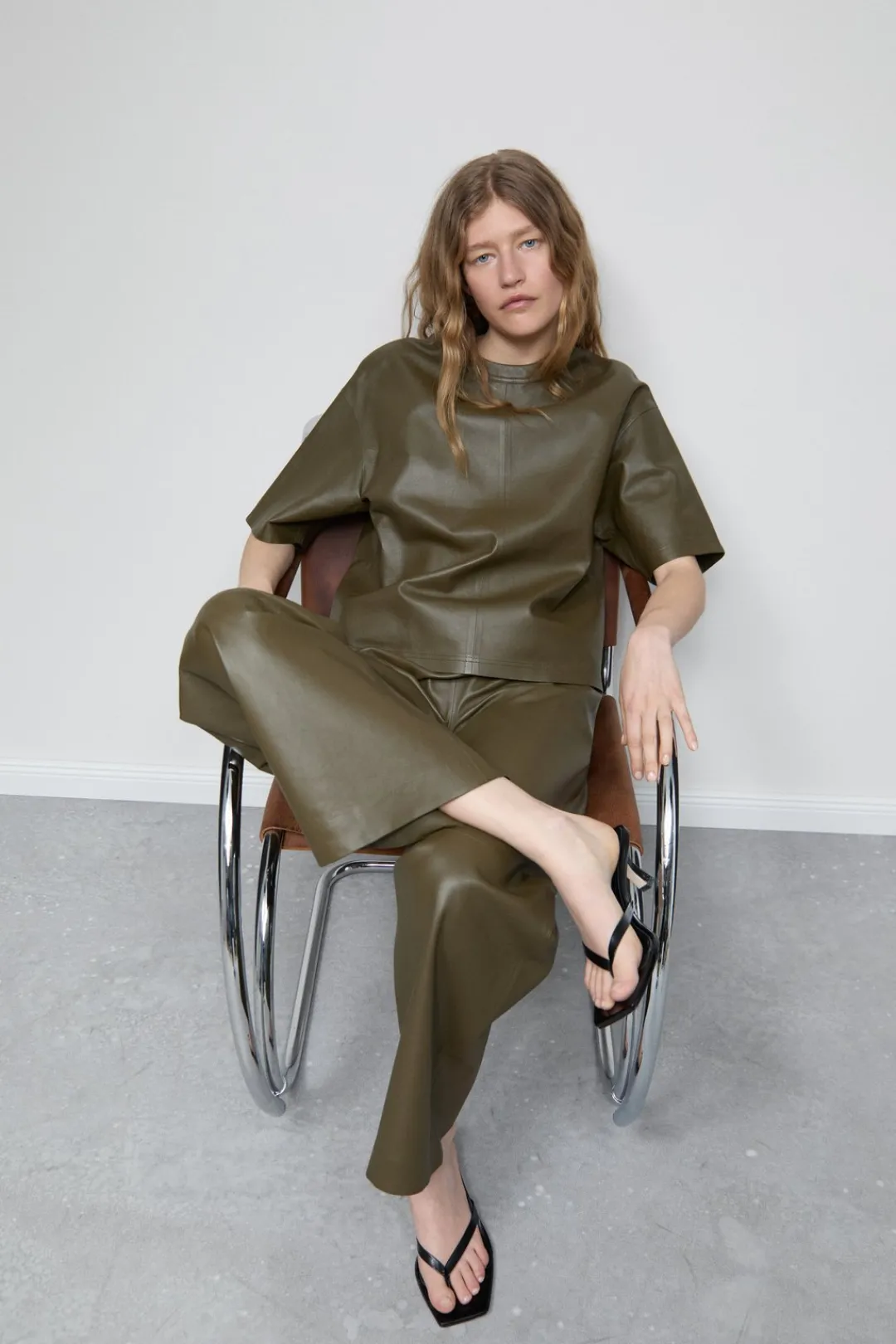 Closed Wide Pants - Style Name Winona Ver green