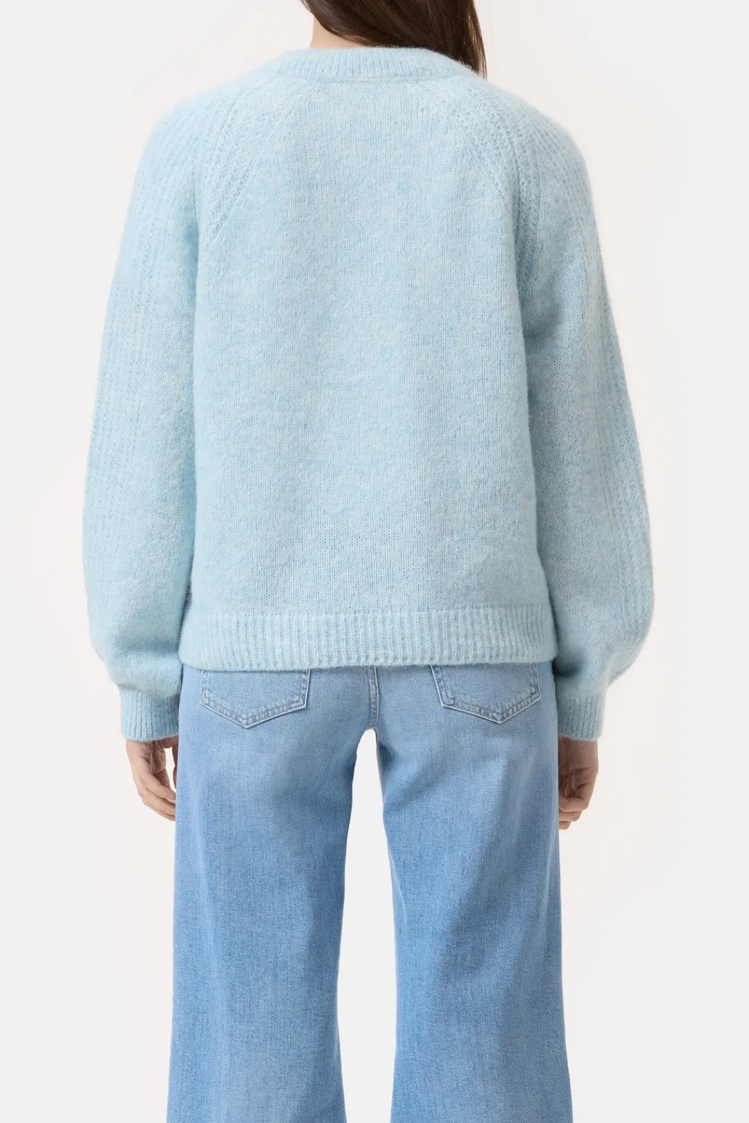 Closed Wool and alpaca mix jumper Light sky blue New