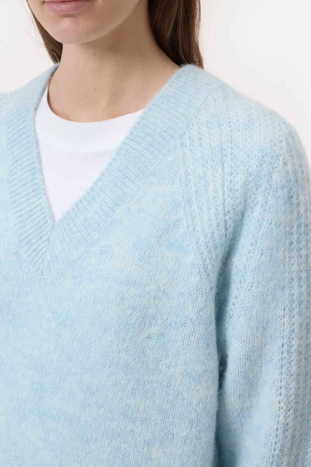 Closed Wool and alpaca mix jumper Light sky blue New