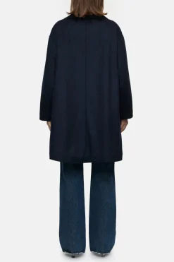 Closed Wool and cashmere blend coat Dark night Outlet