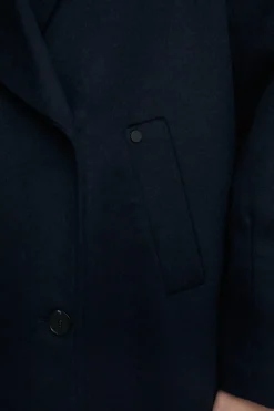 Closed Wool and cashmere blend coat Dark night Outlet