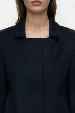 Closed Wool and cashmere blend coat Dark night Clearance