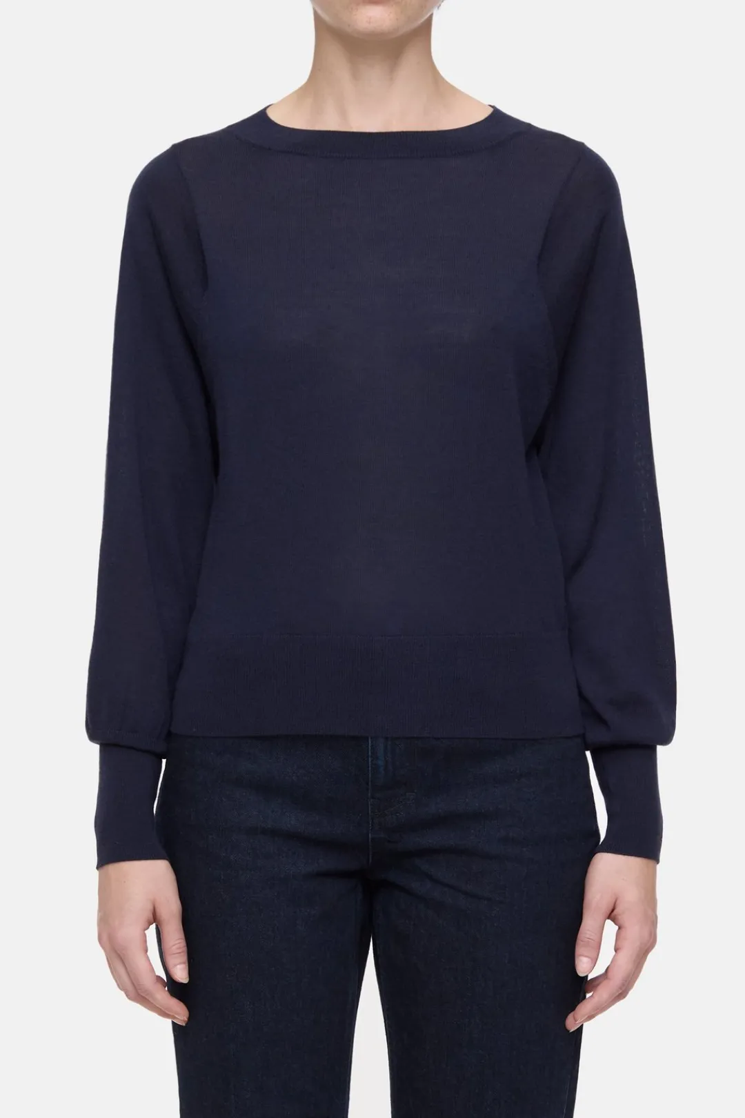 Closed Wool and cashmere blend jumper Dark night Discount