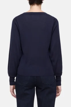 Closed Wool and cashmere blend jumper Dark night Discount