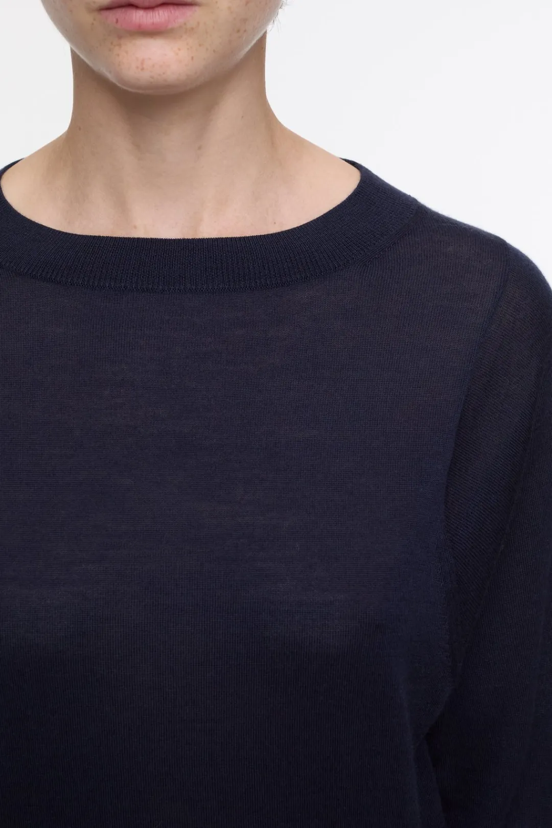 Closed Wool and cashmere blend jumper Dark night Discount