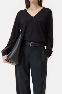 Closed Wool and silk blend jumper Black Clearance