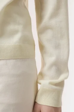 Closed Wool and silk blend jumper Vanilla beige Best
