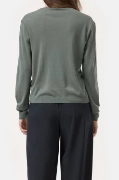 Closed Wool and silk blend jumper Faded green Outlet