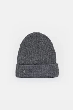 Closed Wool beanie Dark grey melange Outlet