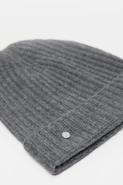Closed Wool beanie Dark grey melange Outlet