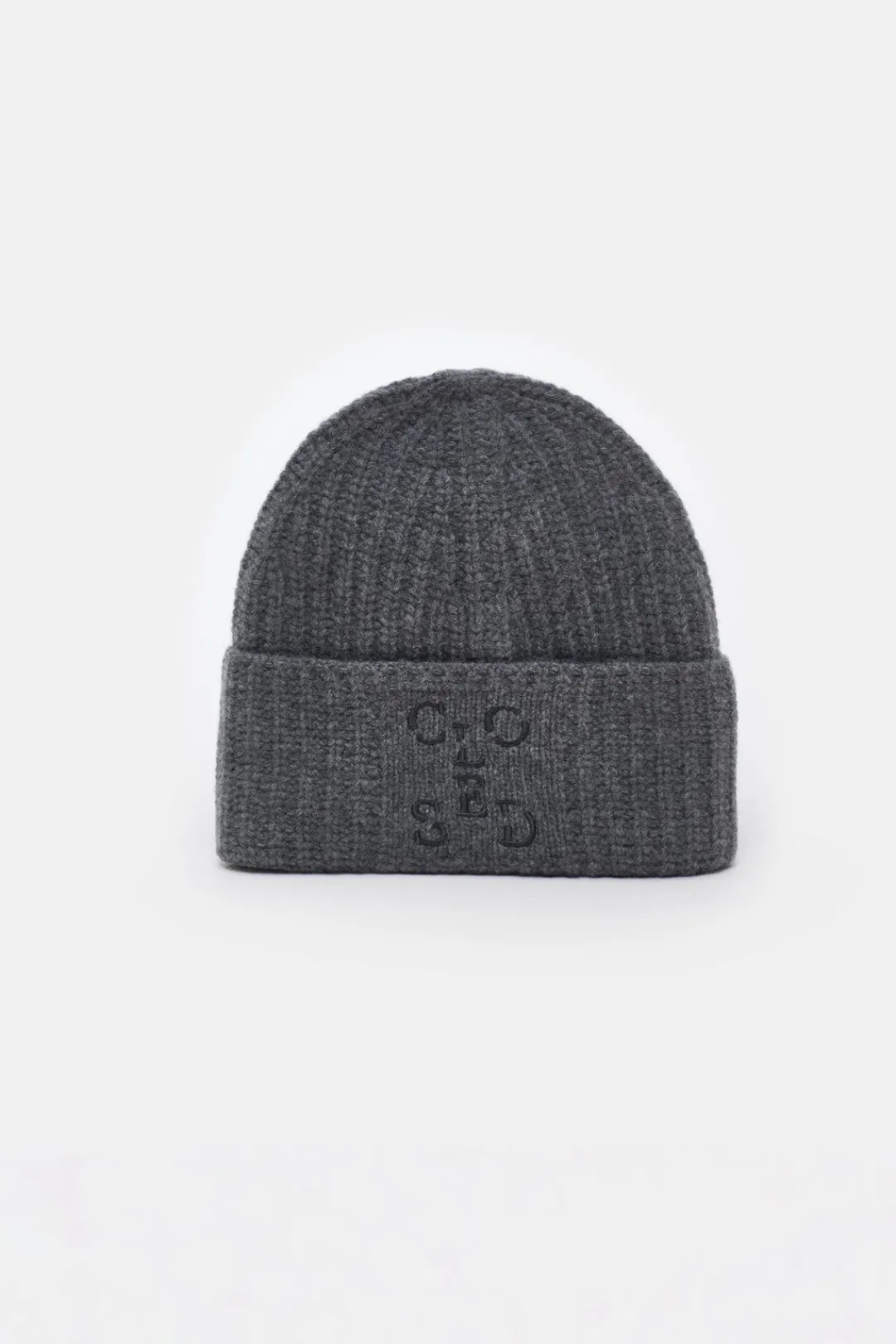 Closed Wool beanie Dark grey melange Clearance