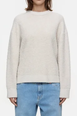 Closed Wool blend bouclé jumper Pearl beige Sale