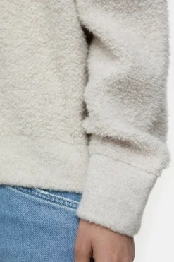 Closed Wool blend bouclé jumper Pearl beige Sale