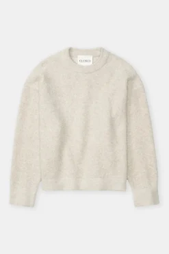 Closed Wool blend bouclé jumper Pearl beige Sale