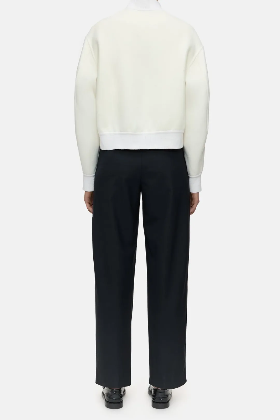 Closed Wool blend college jacket Ivory Best