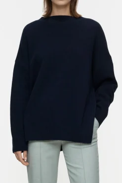 Closed Wool blend double-face jumper Dark night Discount