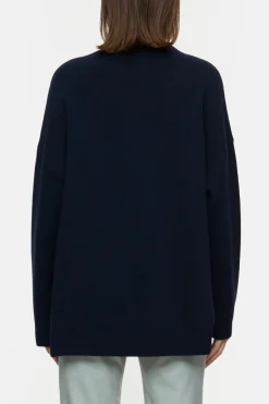 Closed Wool blend double-face jumper Dark night Discount