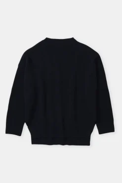 Closed Wool blend double-face jumper Dark night Discount