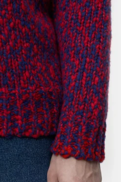 Closed Wool blend sweater Chili pepper red Discount