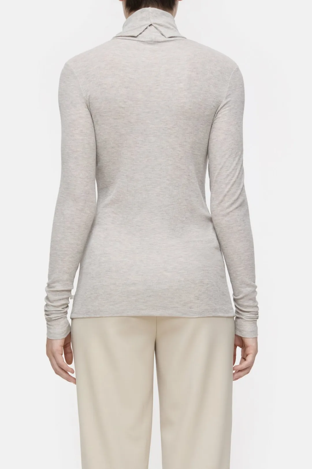 Closed Wool blend turtleneck Pearl beige New