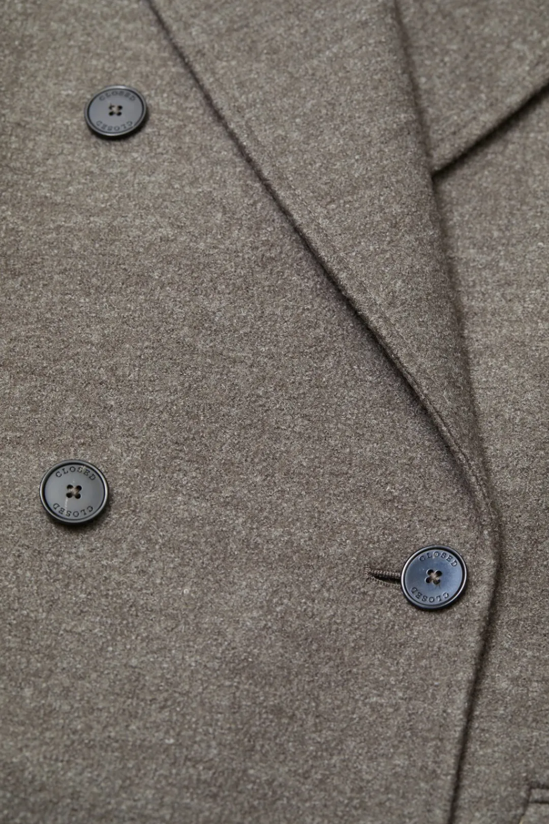Closed Wool coat Heritage grey Best