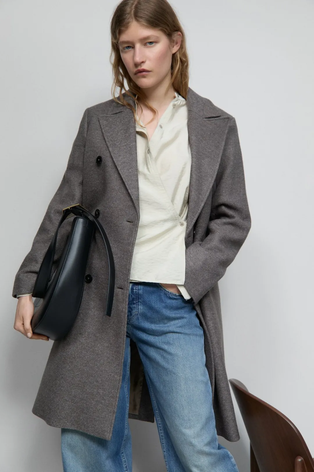 Closed Wool coat Heritage grey Best