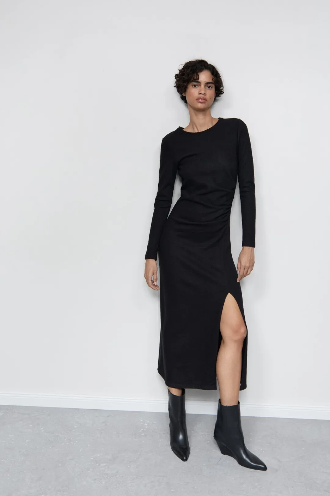 Closed Wool jersey dress Black Sale