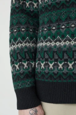 Closed Wool Jumper fern green Online