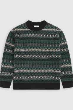 Closed Wool Jumper fern green Online