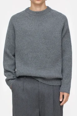 Closed Wool jumper Dark grey melange Best