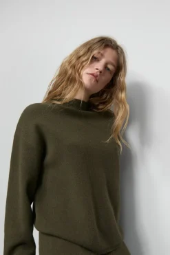 Closed Wool mix double-face jumper Ver green Sale