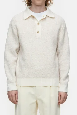 Closed Wool polo jumper Ivory Outlet