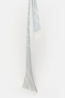 Closed Wool scarf Silver grey Clearance