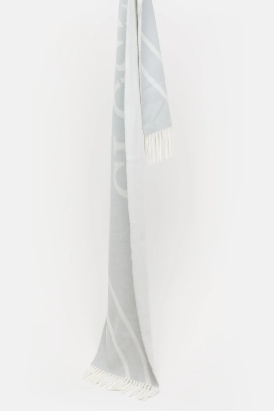 Closed Wool scarf Silver grey Clearance