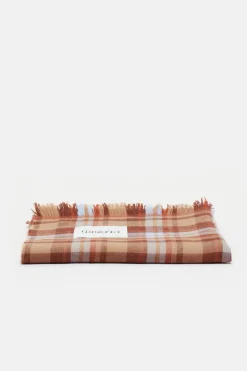 Closed Wool scarf Ferro brown Online