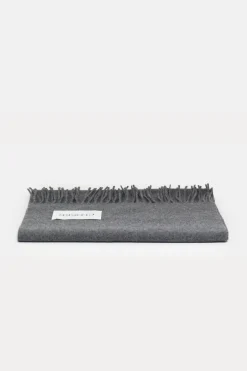 Closed Wool scarf Dark grey melange New