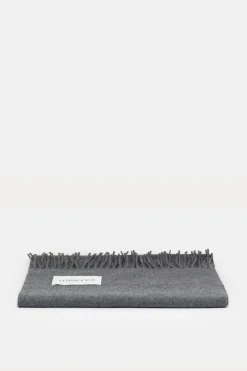 Closed Wool scarf Dark grey melange New