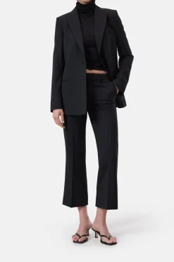 Closed Wool stretch blazer Black New