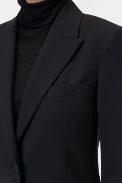 Closed Wool stretch blazer Black New