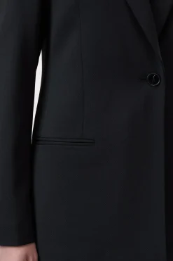 Closed Wool stretch blazer Black New