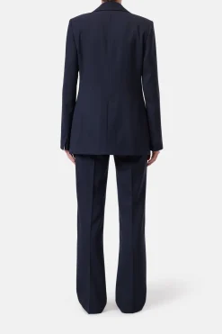 Closed Wool stretch blazer Dark night Sale