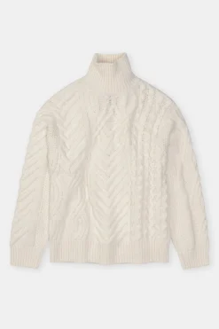 Closed Wool turtleneck jumper Ivory