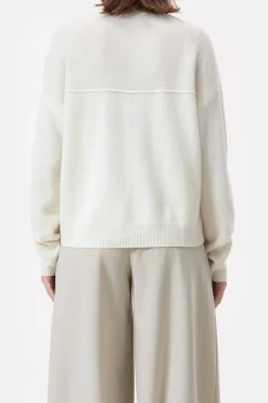 Closed Wool turtleneck jumper Ivory Clearance