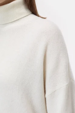 Closed Wool turtleneck jumper Ivory Clearance
