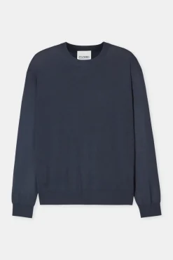 Closed Wool-cashmere-mix longsleeve Smokey blue Clearance