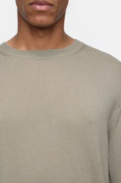 Closed Wool-cashmere-mix longsleeve Natural linen Discount