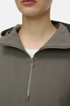 Closed Wool-mix hoodie Heritage grey