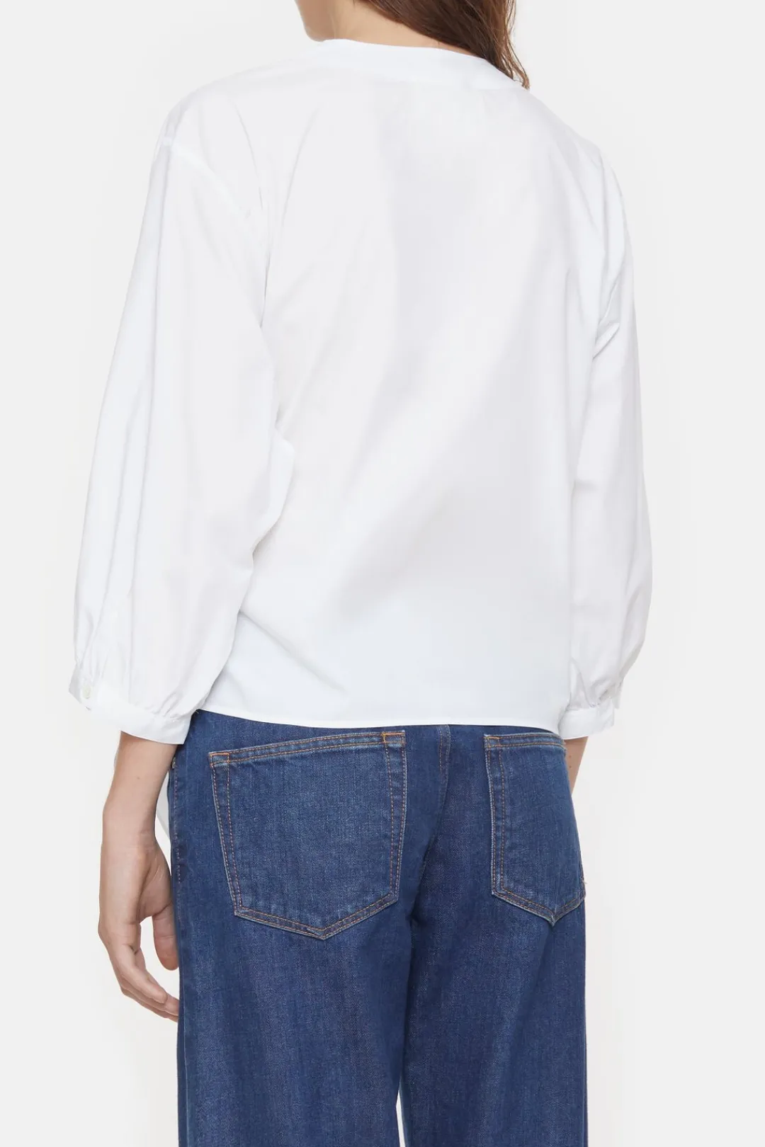 Closed Wrap Blouse White New